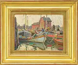 Motif #1 by Aldro Thompson Hibbard, Oil on canvasboard, offered Aug 2013