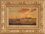 Warren Sheppard, Rounding Isle of Shoal Lighthouse, Oil on canvas