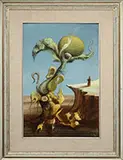 Signed, Surrealistic Landscape