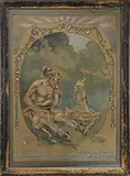 Joseph M. Gleeson, How the Alphabet Was Made – Illustration for “Just So Stories” by Rudyard Kipling, Watercolor illustration on paper