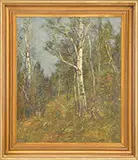 Edward Gay, Birches on a Hillside