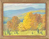 Anton Kamp, Glorious October, Oil on canvas