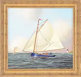Jerome Howes, Sailing on the Cape, Oil on masonite