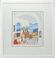 Thomas Frederick McKnight, Interior Corner View, Serigraph