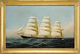 Antonio Jacobsen, Portrait of the Ship “Laomene
