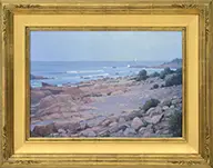 Peter L. Tysver, Study for Equinox Bass Rocks, Gloucester, Oil on canvas