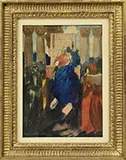 George Hawley Hallowell, Study for the Altar Piece at the All Saints Church, Ashmont St, BOSTON. Watercolor on paper