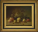 William Laning, Still Life of Fruit, Oil on canvas