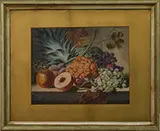 John William Hill, Fruit Still Life, Watercolor