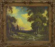 Alexis Matthew Podchernikoff, Golden Hour, Oil on canvas