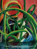 Huang Mulang, Surrealist Work, Oil on canvas