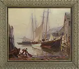 Misty Morning Ii, Gloucester Harbor by Emile Albert Gruppe, Oil on canvas, offered Feb 2017