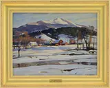 Aldro Thompson Hibbard, Mount Mansfield, Jefferson Vermont, Oil on board