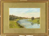 Walter Wright, Violet Bank, Anon, Oil on board