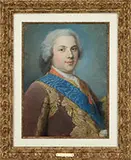 Maurice Quentin de La Tour, Portrait of Louis, Dauphin De France, Pastel on canvas, mounted on board