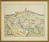 Genevieve Gallibert, Istres, Watercolor on paper