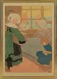 Clémentine Hélène Dufau, Paris Exhibition Piece, 1900, Lithograph in colors