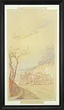 Ernest Montaut, En Reconnaissance, Hand colored lithograph