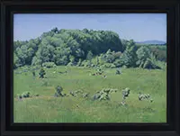 Summer Meadow by Robert Eric Moore, Oil on canvas, offered Feb 2017
