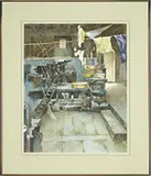 Interior of a Chinese Kitchen by Mian Situ, Watercolor, offered Feb 2017