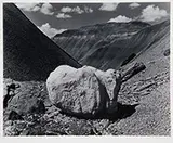 Eliot Porter, White Boulder, Black Place,” New Mexico, 1945