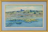 Carroll Brown, Pond Lilies, Watercolor on paper