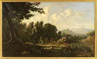 George Loring Brown, View Near Rome, Oil on canvas