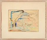 William Sommer, House with Trees