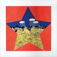 Unsigned, Star Landscape, Watercolor/ gouache on paper