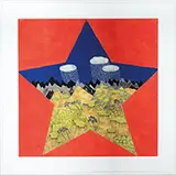 Unsigned, Star Landscape, Watercolor/ gouache on paper