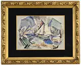 John Marin, Sailboat, Watercolor on paper