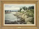 Paul Strisik, Bayberry Cove, Oil on canvas
