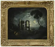 Moonlit Landscape by William Matthew Prior, Oil on canvas, offered Aug 2015