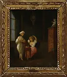 Jean-Frédéric Schall, Two Women at a Dressing Table, Oil on panel