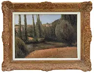 Gerberoy Surroundings by Henri Le Sidaner, Oil on canvas, offered Aug 2015
