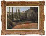 Henri Le Sidaner, Gerberoy Surroundings, Oil on canvas