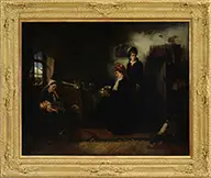 Ludwig Blume-Seibert, The Visitation, Oil on canvas