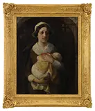 Frank Hector Tompkins, Hester Prynne, Oil on canvas