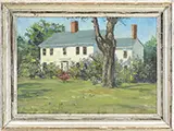 Gordon MacDonald, Colonial Homestead, Oil on board