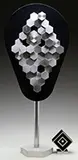 Max Finkelstein, Two Works: Complex #3 and Untitled Squares, Both aluminum sculptures