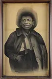 H.W. McAfee, Portrait of a Black Boy, Charcoal on paper
