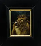 Atherton Furlong, Lion, Oil on canvas