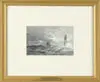 William Trost Richards, Ship Near Lighthouse