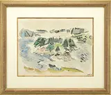 John Marin, Marin Island No, 1, SMALL POINT-MAINE”. Watercolor on paper