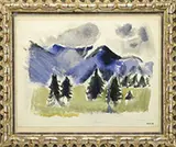 John Marin, White Mountain Country #34, Watercolor on paper