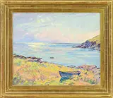 Charles H. Ebert, Monhegan, Oil on canvas