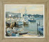 Mullet Boats by Emile Albert Gruppe, Oil on canvas, offered Aug 2017