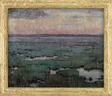 Harriet Lord, Ipswich Marshes, Oil on canvas