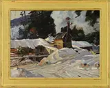Aldro Thompson Hibbard, The Old Saw Mill, Oil on canvas