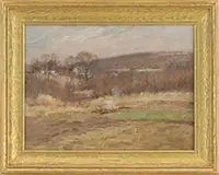 An April Day by Alexander Theobald Van Laer, Oil on canvas, offered Aug 2017